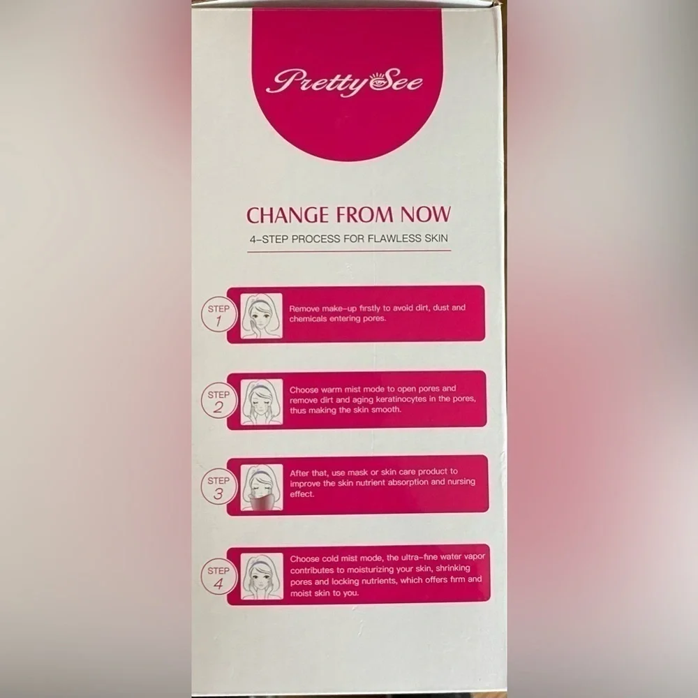 NEW Pretty See Change from NowWarm & Cold Aromatherapy Facial Steamer